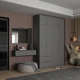 Комплект меблів Doros Левія + дзеркало Графіт 100х32х100 (42005236) - мініатюра 3