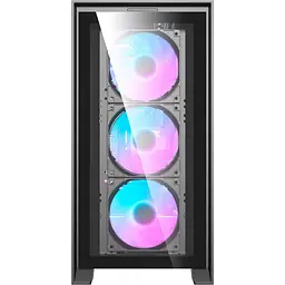 Корпус Darkflash DRX90 Glass Black (DRX90 GLASS Black) - мініатюра 2