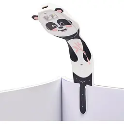 Закладка-ліхтарик Flexilight Rechargeable Друзяки Панда 14.7x3.6x1.3 см чорно-біла (FLRPPA) - мініатюра 6