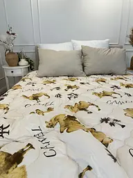 Ковдра двоспальна з верблюжої вовни Arda Camell wool 21428 175х215 см - мініатюра 10