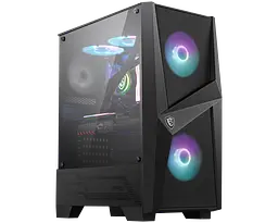 Корпус MSI MAG Forge 100M RGB Black (MAG FORGE 100M)