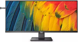 TFT 40` Philips 40B1U5600, WQHD, IPS, 100 Гц, HDMI, DP, USB-C, USB-hub, HAS, колонки, чорний