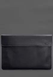 Шкіряний чохол-конверт BlankNote на магнітах для MacBook 15 дюйм Темно-синій - мініатюра 3