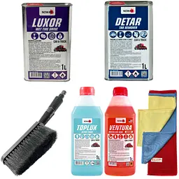 Набір для миття автомобілів Nowax TopLux Ventura Luxor Detar №3 6 шт.