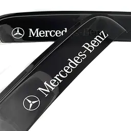 Дефлектори вікон ветровики Mercedes Sprinter W906 / Crafter 2006-2015 Г образний Скотч 3M Voron Glass - мініатюра 5