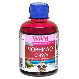 Чорнило WWM GI-490M для Canon Pixma G1400/2400/3400 200г Magenta водорозчинне (C49/M) - мініатюра 2