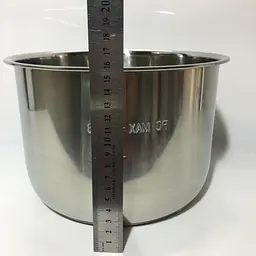 Сталева чаша 6л. на мультиварку-скороварку Gorenje MC6MBK (H=158 мм, D=240 мм) - мініатюра 8