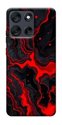 TPU чохол Demsky Black red marble для Motorola Moto G56 5G