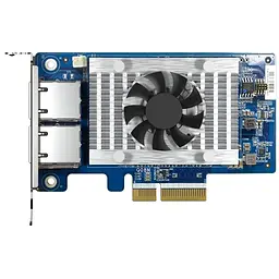 Мережева карта QNAP Dual-port RJ45 10GbE network expansion card PCIe 3.0 x4 (QXG-10G2T-X710)