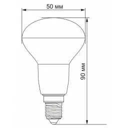 Лампочка TITANUM LED R50e 6W E14 4100K (VL-R50e-06144) - мініатюра 2