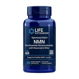 Вітамінно-мінеральний комплекс Life Extension Нікотинамід з ресвератролом, NMN Nicotinamide Mononucleotide with Resveratr (LEX25563)