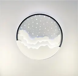 Стельовий LED світильник з імітацією нічного неба | Line F | Арт. 2359-500 WT+BK - мініатюра 2