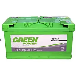 Автомобільний акумулятор GREEN POWER 6СТ-75Ah АзЕ 680A (EN) - мініатюра 2