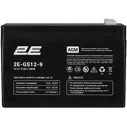 Акумулятор 2E GS 12V 9Ah AGM(2E-GS12-9)