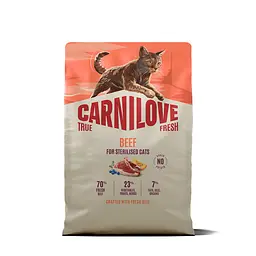 Сухий корм для стерилізованих котів Carnilove True Fresh Beef Sterilised суперпреміум яловичина 2 кг
