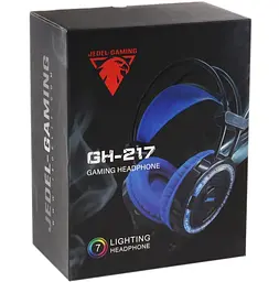 Ігрові навушники з мікрофоном Jedel GH217 Balck-Blue - мініатюра 3