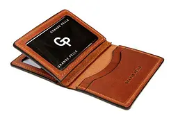 Чоловіча шкіряна обкладинка GRANDE PELLE 10х8х1,5 см acs0024470 - мініатюра 3
