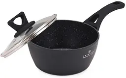Ківш із кришкою Edenberg EB-3329 16 см 1.3 л чорний - мініатюра 2