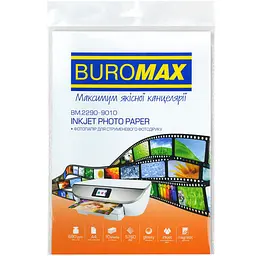 Фотопапір Buromax глянцевий магнітний А4 680 г/м² 10 аркушів (BM.2290-9010)