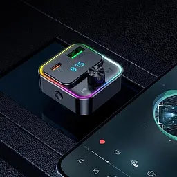ФМ передатчик адаптер HOCO E81 Fantasy car BT FM transmitter - мініатюра 6