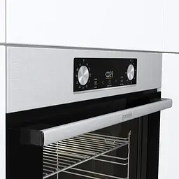 Духова шафа Gorenje електрична 77 л, A+, дисплей, нержавіюча сталь - мініатюра 6