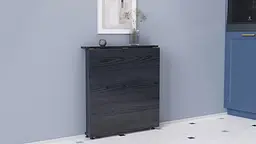 Стіл-книга трансформер Оріон 1 Ferrum-decor 750x810x730 Чорний метал ДСП Сосна Кембра 16 мм (FRD-104599) - мініатюра 3