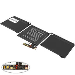 Акумулятор Apple A1713 (A1708 MacBook Pro 13'' Late 2016 - Mid 2017) 11.4V 54.5Wh 4781 mAh Black - мініатюра 2