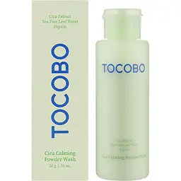 Ензимна пудра для глибокого очищення чутливої шкіри Tocobo Cica Calming Powder Wash 50 г