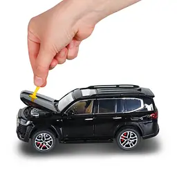 Автомодель TechnoDrive Toyota Land Cruiser 1:24 чорна (KM08222) - мініатюра 9