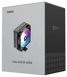 Кулер для процесора OCYPUS DELTA A40 BK ARGB (DELTA-A40-BK1NAWN00X-GL) - мініатюра 8