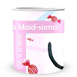 Кухоль GeekLand Kaichou wa Maid-sama Президент студ поради - покоївка! Місакі KWM 02.04 330 мл білий - мініатюра 2