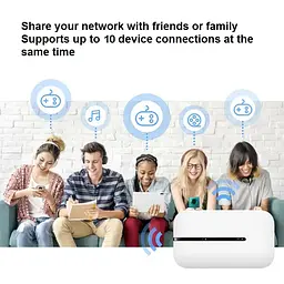 Портативний 4G LTE роутер 150 Мбіт/с зі слотом для SIM-картки - мініатюра 7