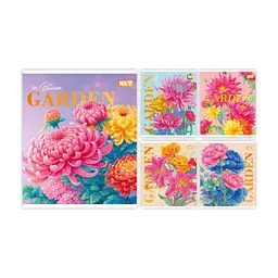 Зошит Yes Garden А5 24 аркушів клітинка (768570), в асортименті