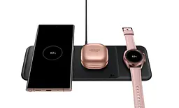 Бездротовий зарядний пристрій Samsung Wireless Charger 3 Slots (EP-P6300TBRGRU) чорний - мініатюра 6
