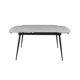 Стіл Vela 110-170x75 white marble matt - мініатюра 3