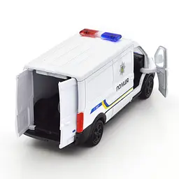 Автомодель TechnoDrive Ford Transit Van 2018 Поліція, 1:32, біла (250343U) - мініатюра 11