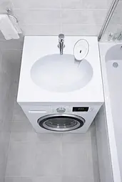 Умивальник акриловий для пральної машини EK-01 60х60см - мініатюра 3