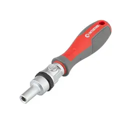 Викрутка реверсивна INTERTOOL VT-3360 з карданом, набір насадок та головок 21 шт, Cr-V - мініатюра 5