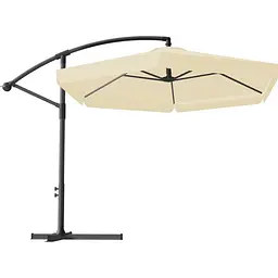 Садова парасоля GardenLine GAO1503 Banana з LED підсвіткою Beige [144770] - мініатюра 2