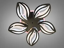 Світлодіодна люстра Diasha 8092/5BHR LED 3color dimmer - мініатюра 3
