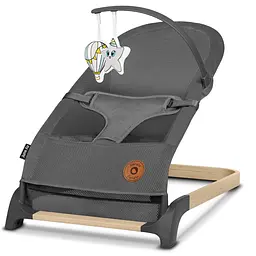Крісло-гойдалка Lionelo June Air Grey Graphite (LO-JUNE AIR GREY GRAPHITE)