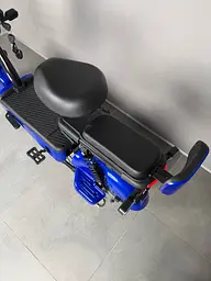 Міський електровелосипед EVOBIKE Nova S 500W з пасажирським сидінням, поворотниками, корзиною та дисплеєм, 48V 12Ah (економний, до 40 км/год), синього кольору - мініатюра 21