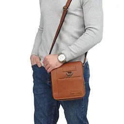 Сумка планшет через плече Hill&Burry 19х25х5 см sum0028369 - мініатюра 4