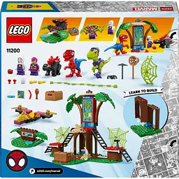 Конструктор LEGO Marvel Битва Павука та раптора Гоббі у штаб-будинку на дереві, 143 деталі (11200) - мініатюра 15