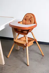 Кошик для речей до стільця для годування Childhome Evolu, коричневий (CHEVOBASLB) - мініатюра 2