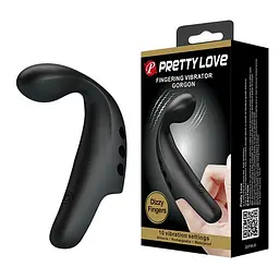 Вібронасадка на палець Pretty Love Fingering Vibrator Gordon Black