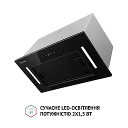 Витяжка повновбудована PERFELLI BIS 5684 BL 1000 LED - мініатюра 3