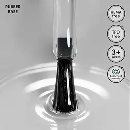 Каучукова база для гель-лаку Shelly Rubber Base 12 мл - мініатюра 2