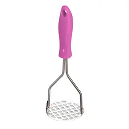 Товкачка картоплем'ялка для картоплі із пластиковою ручкою 22.5 см, Kitchen Master Фіолетовий 86582 - мініатюра 6
