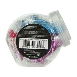 Набор фаллоимитаторов Addiction Silly Willy 3.3” Silicone Dildo, 3 цвета, 12 шт - миниатюра 13